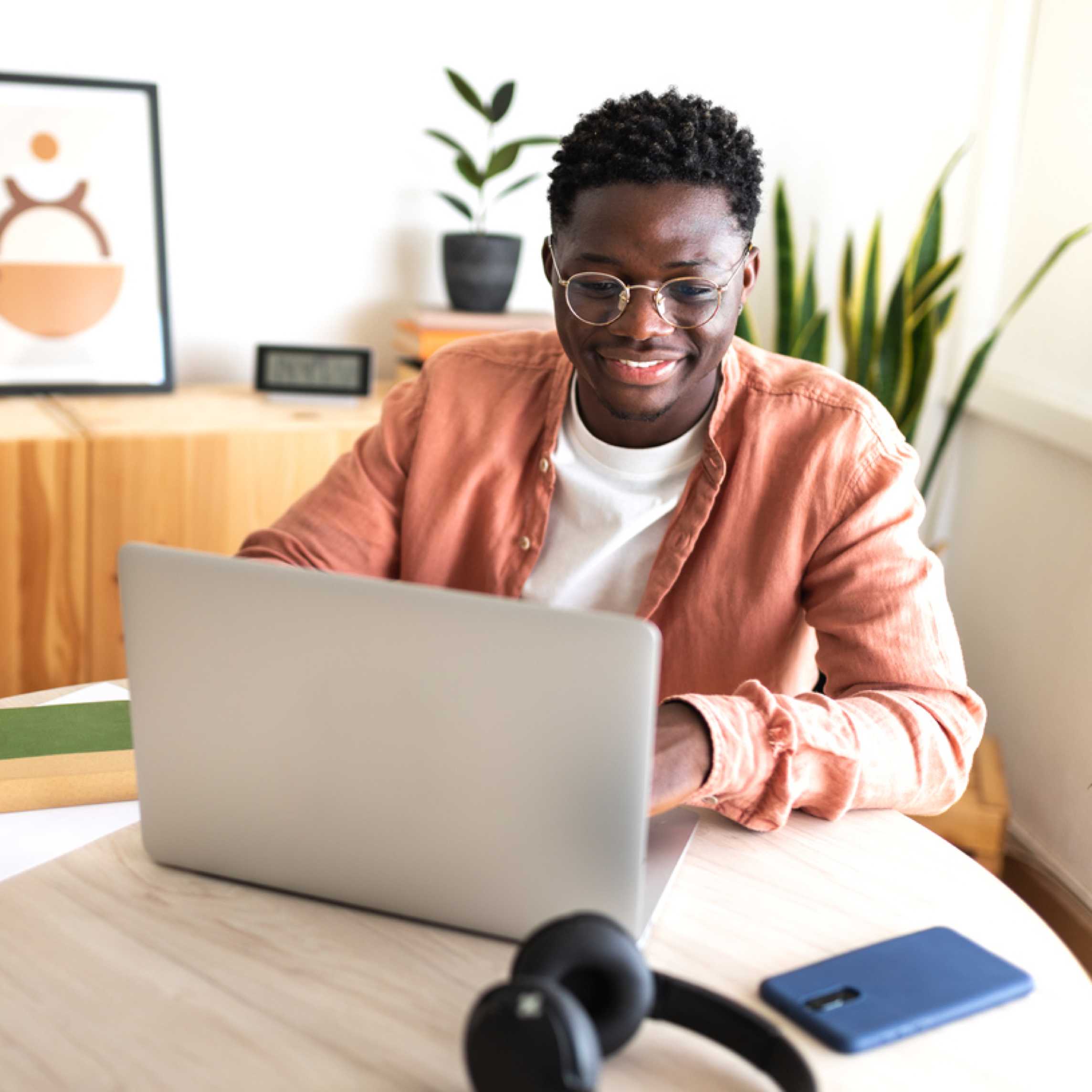 Man using Laptop